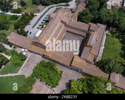 Urbisaglia (Italia, Marche, provincia di Macerata), abbazia di Chiaravalle di Fiastra Foto Stock