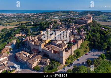 Castello di Gradara, Marche Foto Stock