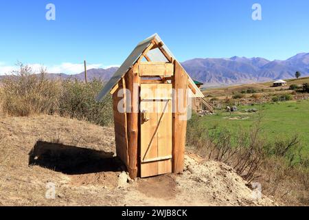 Paesaggio rurale nel Parco Nazionale di Chong Kemin in Kirghizistan in Asia centrale Foto Stock