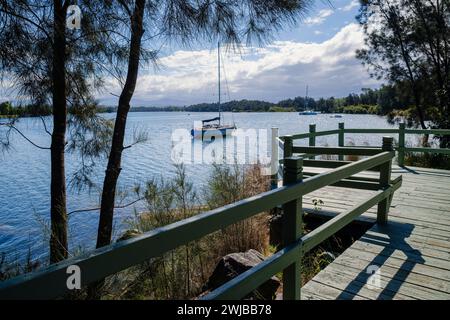 Historic Quarry Park, Moruya River, New South Wales, Australia Foto Stock