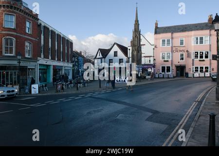 Market Cross, Glastonbury, Somerset, Inghilterra Foto Stock