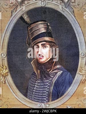 Francois Severin Desgraviers-Marceau geb. 1. März 1769 a Chartres Gest. 21. Settembre 1796 ad Altenkirchen guerra ein General der ersten Französischen R. Foto Stock