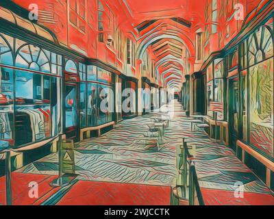 Burlington Arcade, Piccadilly, Londra Foto Stock