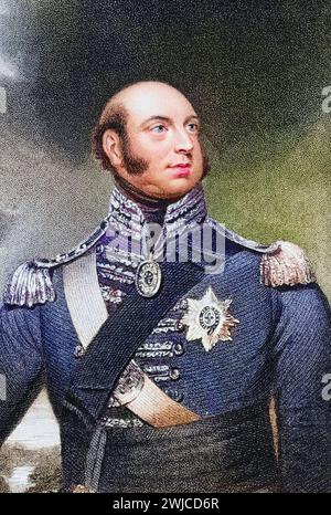 Principe Edoardo Augusto, duca di Kent e Strathearn geb. 2. Novembre 1767 a Londra Gest. 23. Januar 1820 a Sidmouth War ein britischer Prinz aus dem Foto Stock