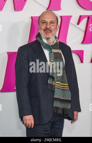 Londra, Regno Unito. 13 febbraio 2024. Paul Chahidi partecipa alla prima europea di "Wicked Little Letters" all'Odeon Luxe Leicester Square a Londra. (Foto di Brett Cove/SOPA Images/Sipa USA) credito: SIPA USA/Alamy Live News Foto Stock