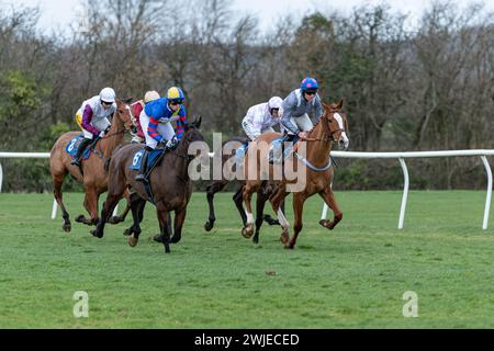 Wincanton Races 19 febbraio 2022 - gara 5 Foto Stock