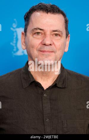 Christian Petzold beim Photocall mit der internationalen Jury auf der Berlinale 2024 / 74. Internationale Filmfestspiele Berlin im Hotel Grand Hyatt. Berlino, 15.02.2024 *** Christian Petzold alla photocall con la giuria internazionale al Berlinale 2024 74 Berlin International Film Festival presso l'Hotel Grand Hyatt Berlin, 15 02 2024 foto:xD.xBedrosianx/xFuturexImagex jury 4217 Foto Stock