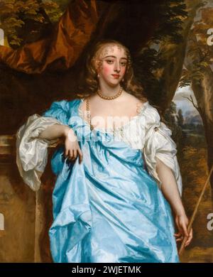 Mary Bagot (1645-1679), Contessa di Falmouth e Dorset, cortigiana inglese e amante di re Carlo II, ritratto a olio su tela di Sir Peter Lely, 1664-1665 Foto Stock