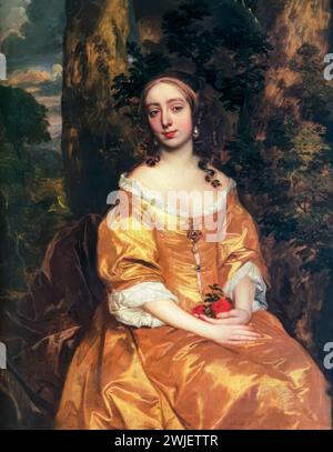 Elizabeth Stanhope (nata Butler, 1640–1665) Contessa di Chesterfield, ritratto in olio su tela di Sir Peter Lely, circa 1660 Foto Stock