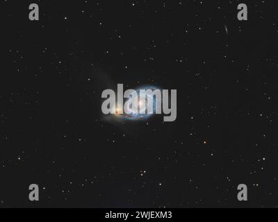 Idromassaggio Galaxy (M51) a Canes Venatici Foto Stock