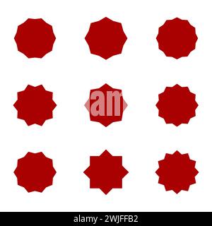 Forme geometriche astratte vettoriali per infografiche, web design e design moderni unici. Illustrazione Vettoriale