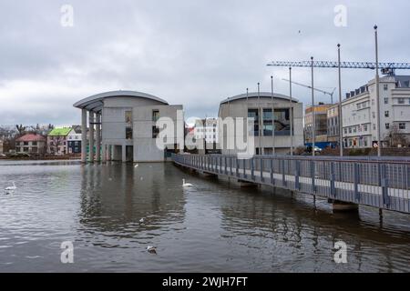 Reykjavik, Islanda, 27 novembre 2022: National Gallery of Iceland Foto Stock