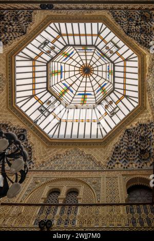 Il vero Casinò di Murcia o Casinò di Murcia, è uno degli edifici più emblematici della città omonima, capitale della regione di Murcia. Foto Stock