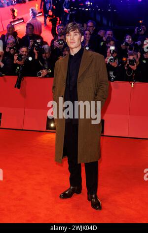 Berlinale- piccole cose come queste Erröffnung Cillian Murphy bei der Eröffnung der 74. Berlinale zum Film piccole cose come queste im Berlinale Palast AM 15.02.2024 a Berlino. *** Berlinale piccole cose come queste apertura Cillian Murphy all'apertura della 74a Berlinale per il film piccole cose come queste al Berlinale Palast il 15 febbraio 2024 a Berlino Copyright: XEventpressxKochanx Foto Stock