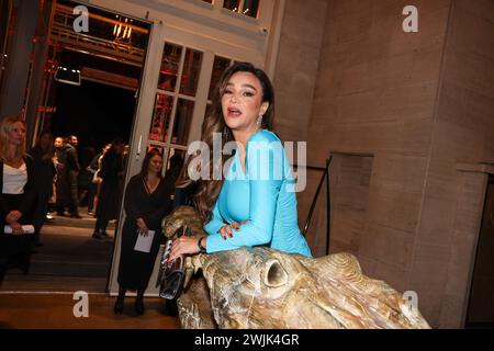 Berlino, Germania. 15 febbraio 2024. Verona Pooth viene alla "notte di apertura di Berlino 2024" come parte della Berlinale presso l'Hotel SO/Berlin Das Stue. La festa è ospitata da Gala, Ufa e RTL. Credito: Gerald Matzka/dpa/Alamy Live News Foto Stock