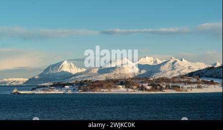 Montagne vicino a Nesna, Norvegia Foto Stock