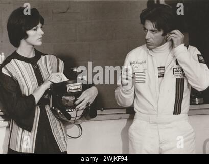 Bobby Deerfield (Columbia, 1977). Interpretato da al Pacino, Marthe Keller, Anny Duperey. Diretto da Sydney Pollack. Corse automobilistiche Foto Stock