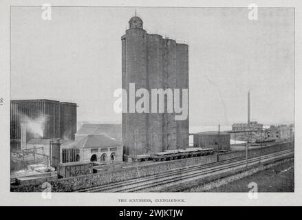 Gli Scrubbers Glengarnock dell'articolo IL RECUPERO DEI SOTTOPRODOTTI DELL'ALTOFORNO. Di A. Humboldt Sexton. Dalla rivista Engineering dedicata al progresso industriale volume XIV ottobre 1897 - marzo 1898 The Engineering Magazine Co Foto Stock