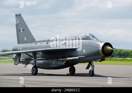 Lightning F6, XR728, Bruntingthorpe, Inghilterra, Regno Unito. Foto Stock