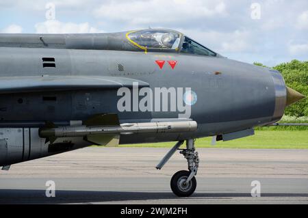 Lightning F6, XR728, Bruntingthorpe, Inghilterra, Regno Unito. Foto Stock