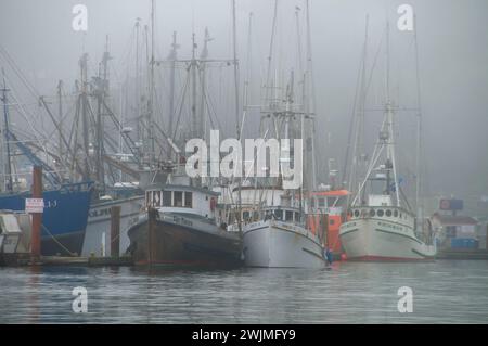 Barche da pesca, Newport Marina, Newport, Oregon Foto Stock