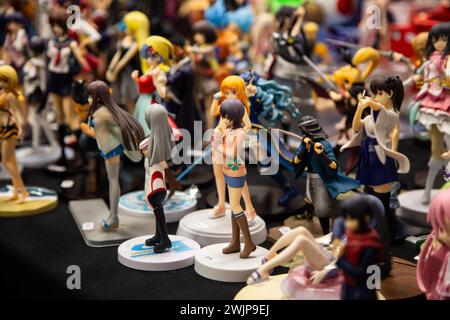 Londra, Regno Unito. 16 febbraio 2024. Anime figurine credito: Amy Smirk/Alamy Live News Foto Stock
