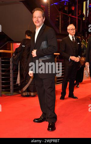 Trystan Pütter bei der Festivaleröffnung und der Premiere des Kinofilms 'piccole cose come queste / Kleine Dinge wie diese' auf der Berlinale 2024 / 74. Internationale Filmfestspiele Berlin im Berlinale Palast. Berlino, 15.02.2024 Foto Stock