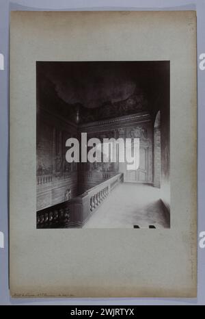 Emonts o Emonds, Pierre (n.1831-03-29-D.1912), Hôtel de Luynes, Boulevard Saint Germain, vi arrondissement, Parigi. 30 agosto 1900, 1900, carta all'albumina. Museo Carnavalet, storia di Parigi. Hôtel de Luynes, Boulevard Saint Germain, vi arrondissement, Parigi. 30 agosto 1900. Hotel Luynes. BD St Germain. 30 agosto 1900. Foto Stock