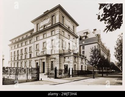 Fiorillo, Edouard o Eugène. Città universitaria di Parigi / Fondazione di Monaco. "Fondazione di Monaco, Cité Internationale Universitaire de Paris, 14° arrondissement". Estrazione gelatino-argento-bromuro. Dopo il 1937-1937. Parigi, museo Carnavalet. 144179-24 Foto Stock
