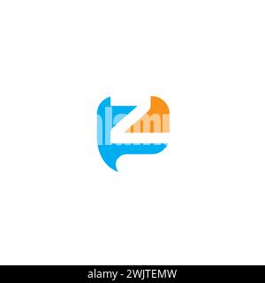 Logo Z Chat. Vettore icona lettera Z Illustrazione Vettoriale