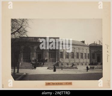 Blancard, Hippolyte (1843 - D.1924), stazione di Sceaux su Place Denfert -Rochereau, 14° arrondissement, Parigi (titolo fittizio), 1890. Estrazione Platinum. Museo Carnavalet, storia di Parigi. Foto Stock