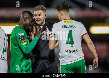 16 febbraio 2024, Turners Cross, Cork, Irlanda - League of Ireland First Division: Cork City FC 2 - Kerry FC 0 Foto Stock