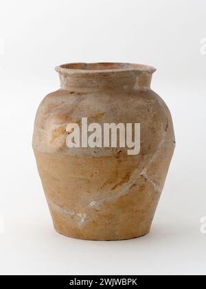 Vaso ovoide '. Terracotta. Vietnam-XE-Xive S. Parigi, museo Cernuschi. 72185-19 Jarre Ovow, oggetto vietnamita, terracotta Foto Stock