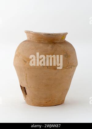 Vaso ovoide '. Terracotta. Vietnam-XE-Xive S. Parigi, museo Cernuschi. 72185-18 Jarre Ovow, oggetto vietnamita, terracotta Foto Stock