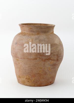 Vaso ovoide '. Terracotta. Vietnam-XE-Xive S. Parigi, museo Cernuschi. 72185-15 Jarre Ovow, oggetto vietnamita, terracotta Foto Stock