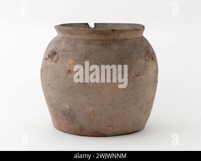 Vaso ovoide '. Terracotta. Vietnam-XE-Xive S. Parigi, museo Cernuschi. 72186-12 Jarre Ovow, oggetto vietnamita, terracotta Foto Stock