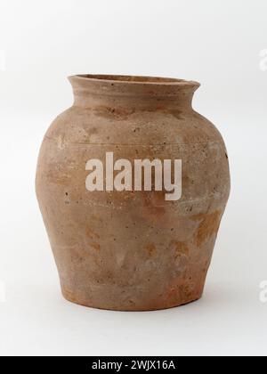 Vaso ovoide '. Terracotta. Vietnam-XE-Xive S. Parigi, museo Cernuschi. 72185-14 Jarre Ovow, oggetto vietnamita, terracotta Foto Stock