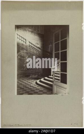 Emonts o Emonds, Pierre. Hotel Luynes. BD St Germain. 30 agosto 1900. "Hôtel de Luynes, Boulevard Saint Germain, vi arrondissement, 30 agosto 1900". Carta all'albumina. nel 1900-1900. Parigi, museo Carnavalet. 144174-29 Foto Stock