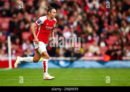 Caitlin Foord (19 Arsenal) durante la partita Barclays fa Womens Super League tra Arsenal e Manchester United all'Emirates Stadium di Londra, Inghilterra. (Liam Asman/SPP) credito: SPP Sport Press Photo. /Alamy Live News Foto Stock