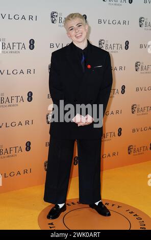 Molly Manning Walker partecipa al BAFTA Nominees' Party alla National Gallery, Trafalgar Square, Londra. Data foto: Sabato 17 febbraio 2024. Foto Stock