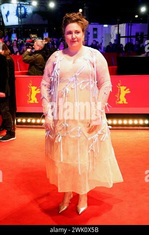 Lena Dunham beim Photocall zum Kinofilm Treasure auf dem Roten Teppich vor dem Berlinale Palast auf der Berlinale 2024 / 74. Internationale Filmfestspiele Berlin. Berlino, 17.02.2024 *** Lena Dunham al photocall per il film Treasure on the Red carpet di fronte al Berlinale Palast al Berlinale 2024 74 Berlin International Film Festival Berlin, 17 02 2024 foto:xD.xBedrosianx/xFuturexImagex Treasure 4206 Foto Stock
