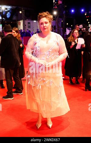 Lena Dunham beim Photocall zum Kinofilm Treasure auf dem Roten Teppich vor dem Berlinale Palast auf der Berlinale 2024 / 74. Internationale Filmfestspiele Berlin. Berlino, 17.02.2024 *** Lena Dunham al photocall per il film Treasure on the Red carpet di fronte al Berlinale Palast al Berlinale 2024 74 Berlin International Film Festival Berlin, 17 02 2024 foto:xD.xBedrosianx/xFuturexImagex Treasure 4205 Foto Stock