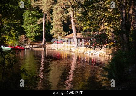 Pitlochry Boating Station & Adventure Hire Foto Stock