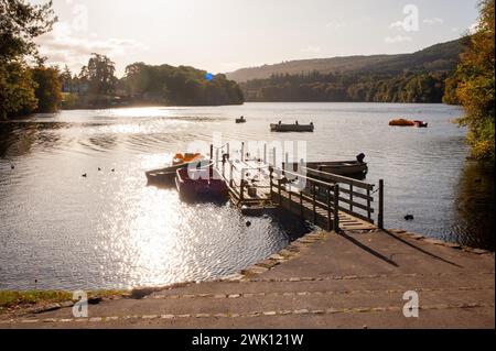 Pitlochry Boating Station & Adventure Hire Foto Stock