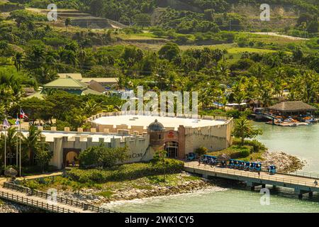 REPUBBLICA DOMINICANA - 1 gennaio 2024: La Repubblica Dominicana occupa metà dell'isola di Hispaniola con Haiti. È diventato uno dei più populisti Foto Stock