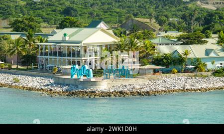 REPUBBLICA DOMINICANA - 1 gennaio 2024: La Repubblica Dominicana occupa metà dell'isola di Hispaniola con Haiti. È diventato uno dei più populisti Foto Stock