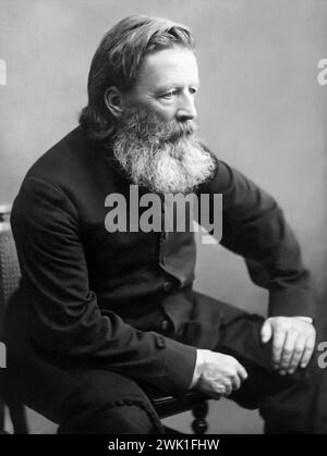 Thomas K. Beecher (1824-1900), pastore liberale di Park Church a Elmira, New York, era figlio di Lyman Beecher e fratello di Henry Ward Beecher e Harriet Beecher Stowe. (USA) Foto Stock