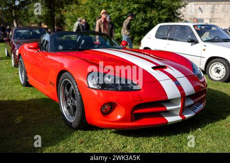 Dodge Viper, in mostra al Bicester Heritage Scramble l'8 ottobre 2023. Foto Stock