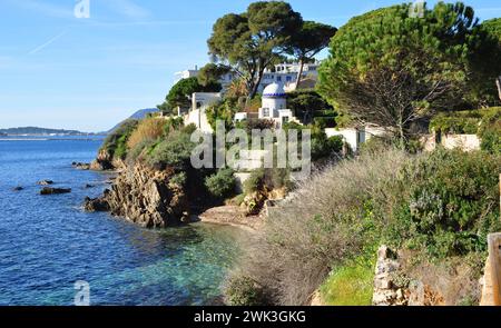 Sentiero del miter le Mourillon Toulon Provence Foto Stock