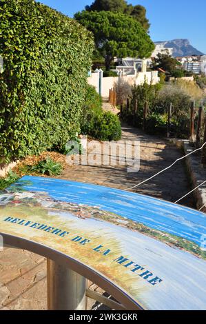 Sentiero del miter le Mourillon Toulon Provence Foto Stock